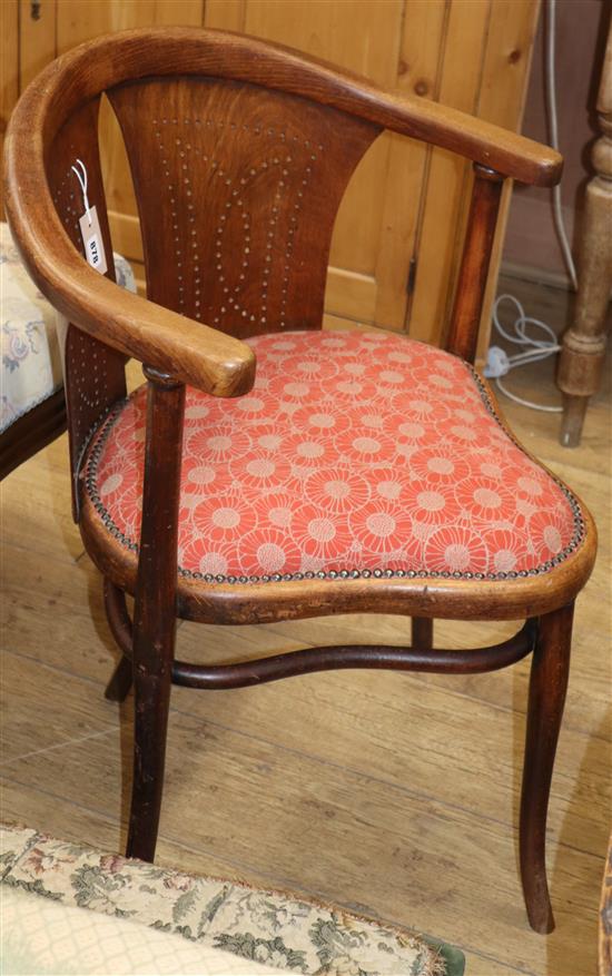 A Thonet chair